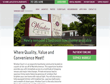 Tablet Screenshot of liveatwindsorcourt.com